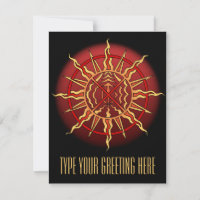 Einladungen Personalisierte Native Spirit Card
