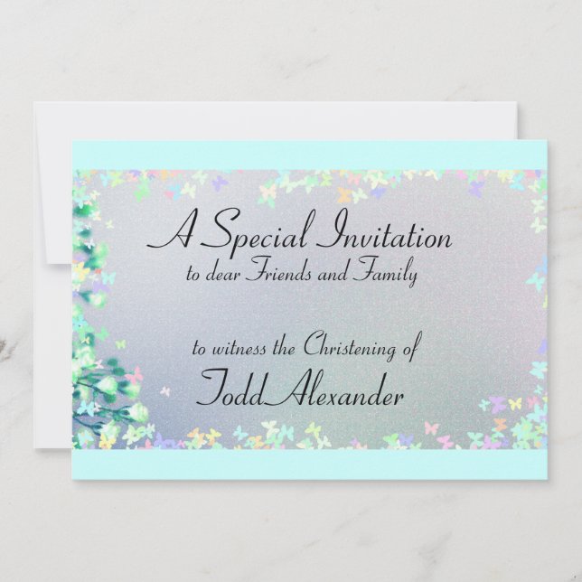 Einladungen Taufe Weihnachten Vorlagen (Vorderseite)