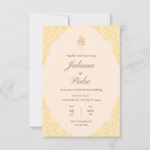 Einladungen und Ankündigungen Hochzeitskarte