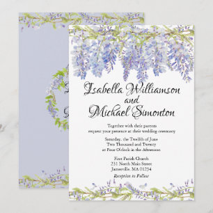 Einladungen von Boho Lila Floral Wedding
