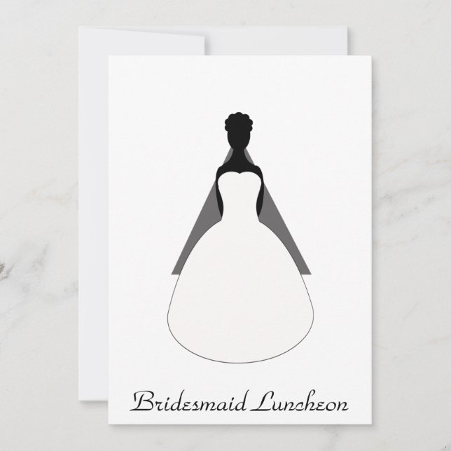 Einladungen von Bridesmaid Luncheon (Vorderseite)