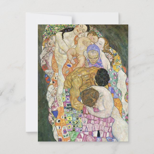 Einladungen von Gustav Klimt für Leben und Tod (Vorderseite)