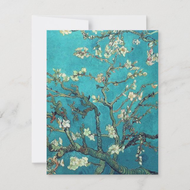 Einladungen von Van Gogh Almond (Vorderseite)