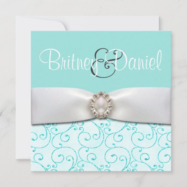 Einladungen zu Blauen Hochzeiten (Vorderseite)