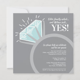 Einladungen zu Diamantring-Einladungen für Begegnu