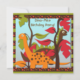 Einladungen zu Dinos zum Geburtstag