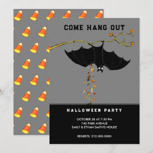 Einladungen zu Halloween-Party