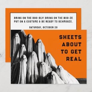 Einladungen zu Halloween-Party