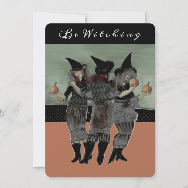 Einladungen zu Halloween-Party (Vorderseite)