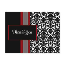 Einladungen zu Hochzeiten in Red White Black Damas