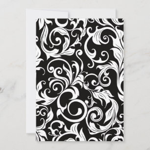 Einladungen zu Hochzeiten in Schwarz-weißen und Re