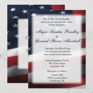 Einladungen zu Hochzeiten und Empfängen unter US-F