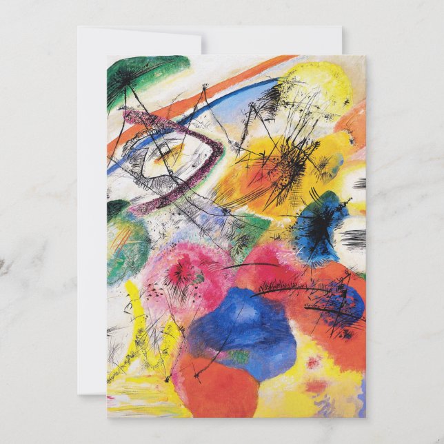 Einladungen zu Kandinsky Black Lines (Vorderseite)