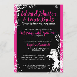 Einladungen zu Rosa und Schwarzes Pferd