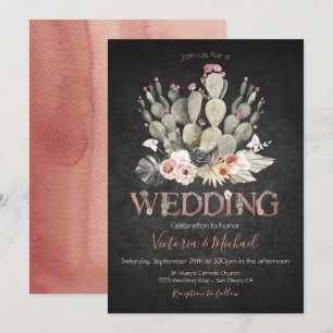 Einladungen zu Terracota und Cactus Wedding Fiesta