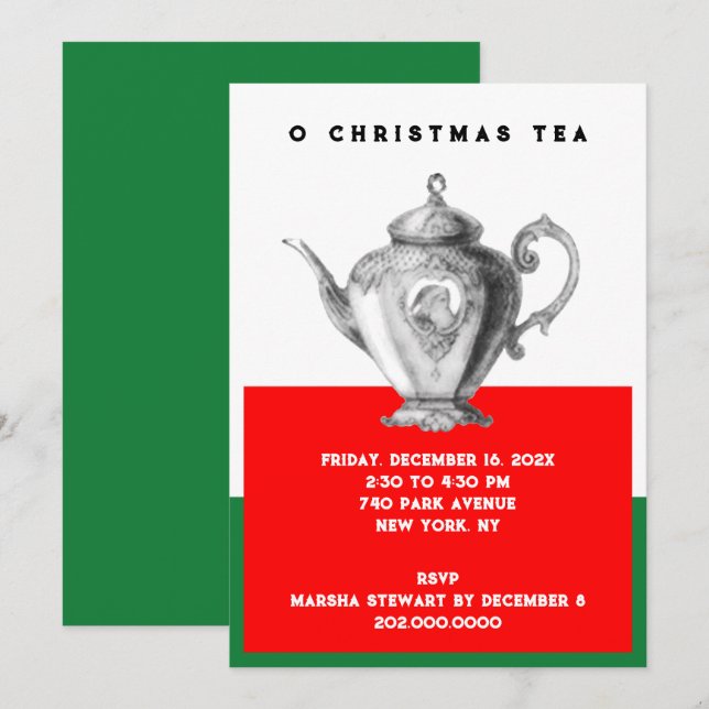 Einladungen zu Weihnachtsgebäck (Vorne/Hinten)