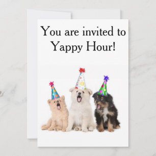 Einladungen zu Yappy Hour