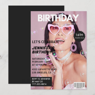 Einladungen zum 16. Geburtstag für sie Zeitschrift