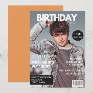 Einladungen zum 18. Geburtstag für ihn Zeitschrift