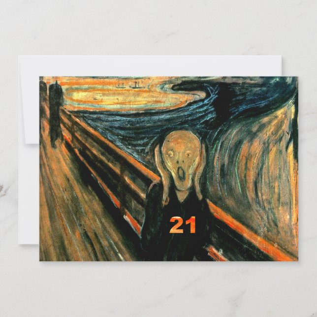 Einladungen zum 21. Geburtstag (Vorderseite)