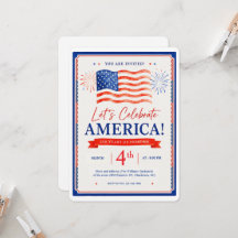 Einladungen zum 250. Geburtstag Amerikas
