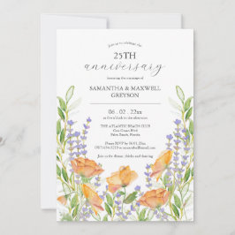 Einladungen zum 25. Hochzeitstag