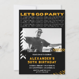 Einladungen zum 50. Geburtstag Männer Foto Sprayfa