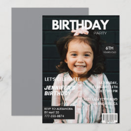 Einladungen zum 6. Geburtstag für ihre Zeitschrift
