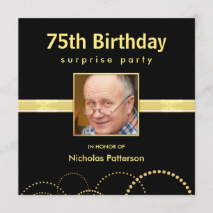 Einladungen zum 75. Geburtstag - Kundenspezifische