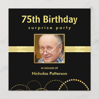 Einladungen zum 75. Geburtstag - Kundenspezifische
