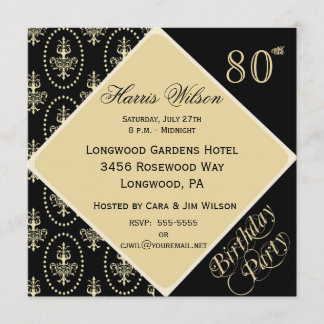 Einladungen zum 80.-89. Geburtstag