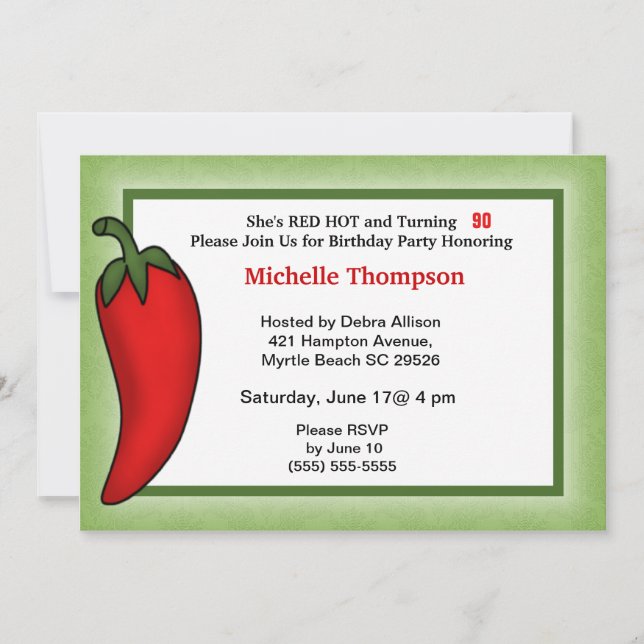 Einladungen zum 90. Geburtstag (Vorderseite)