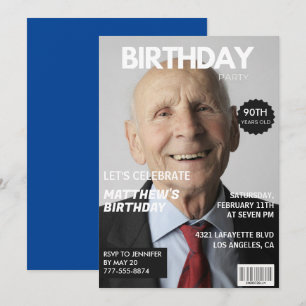 Einladungen zum 90. Geburtstag Männer Him Magazine