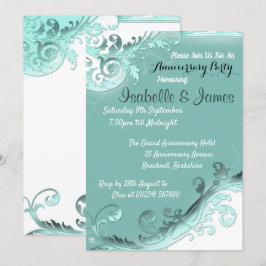 Einladungen zum Aquamarinen Hochzeitstag