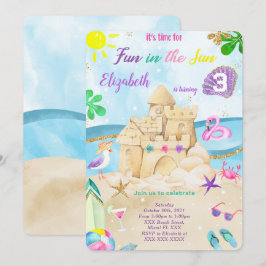 Einladungen zum Beach Birthday
