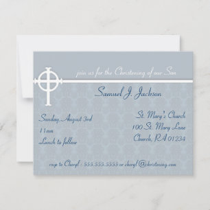 Einladungen zum "Blue Cross Christening"