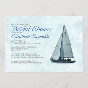 Einladungen zum Boat Bridal Shower