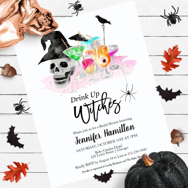 Einladungen zum Brautparty "Drinup Whitches" (Von Creator hochgeladen)