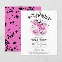 Einladungen zum Brautparty von Hexen