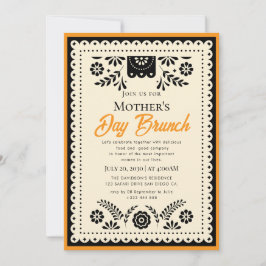 Einladungen zum Brunch der Mutter mit Aquarellfarb