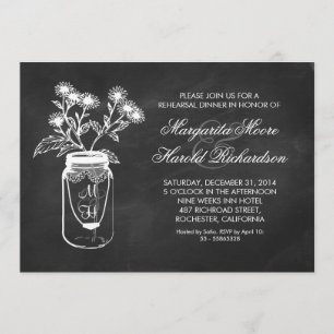Einladungen zum Chalkboard Mason Jar Probe