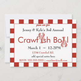 Einladungen zum Crawfish Boil