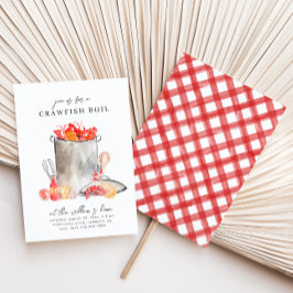Einladungen zum Crawfish Boil | Crawfish Boil