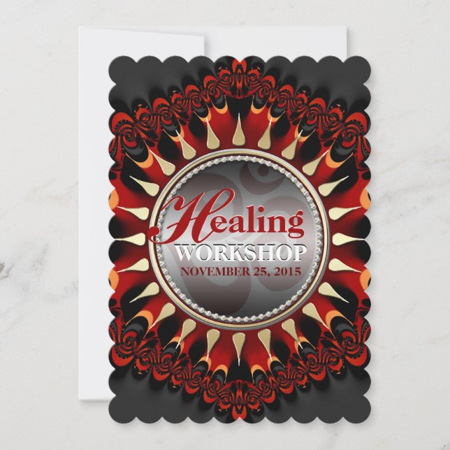 Einladungen zum Earth Sun New Age Healing Workshop (Vorderseite)
