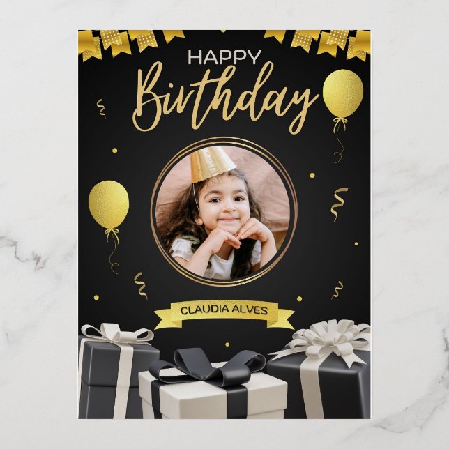 Einladungen zum Geburtstag (Vorderseite)