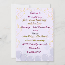 Einladungen zum Geburtstag