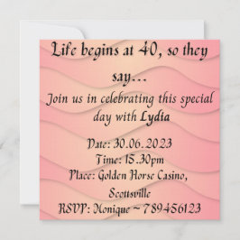 Einladungen zum Geburtstag