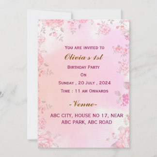 Einladungen zum Geburtstag