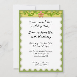 Einladungen zum Geburtstag