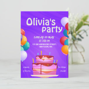 Einladungen zum Geburtstag für Jungen und Mädchen